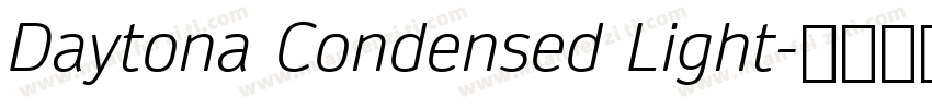Daytona Condensed Light字体转换